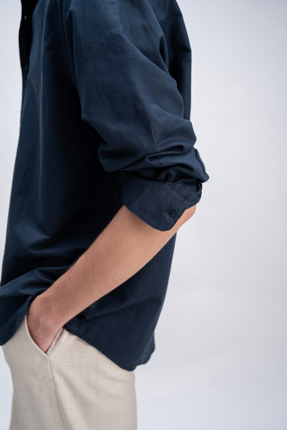 Relaxed fit linen shirt