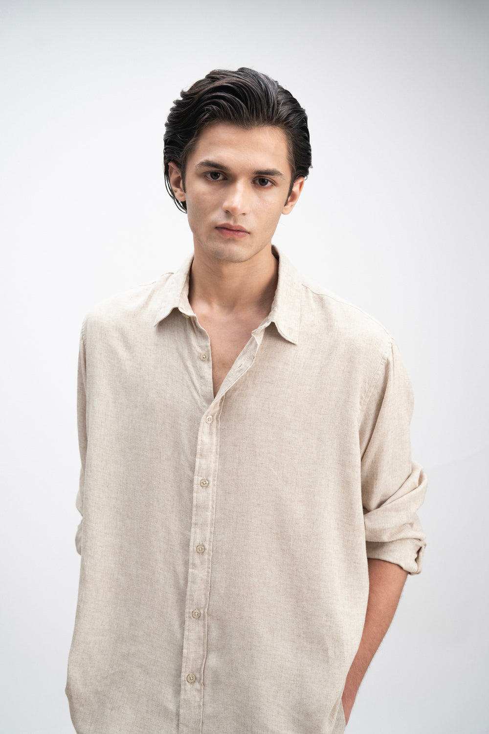 100% Linen relaxed shirt