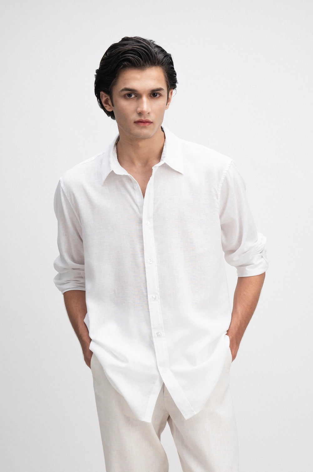 100% Linen relaxed shirt