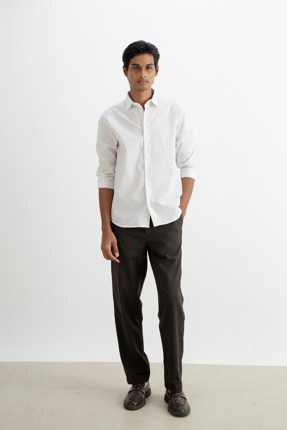 Relaxed pinstriped Shirt - Studio